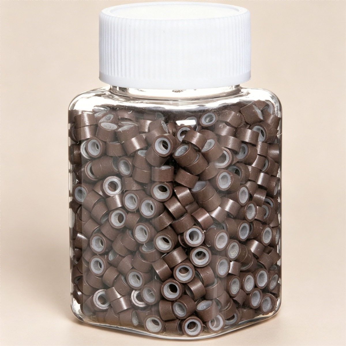 Home Security Ring - 5mm Brown Micro Link Rings 1000