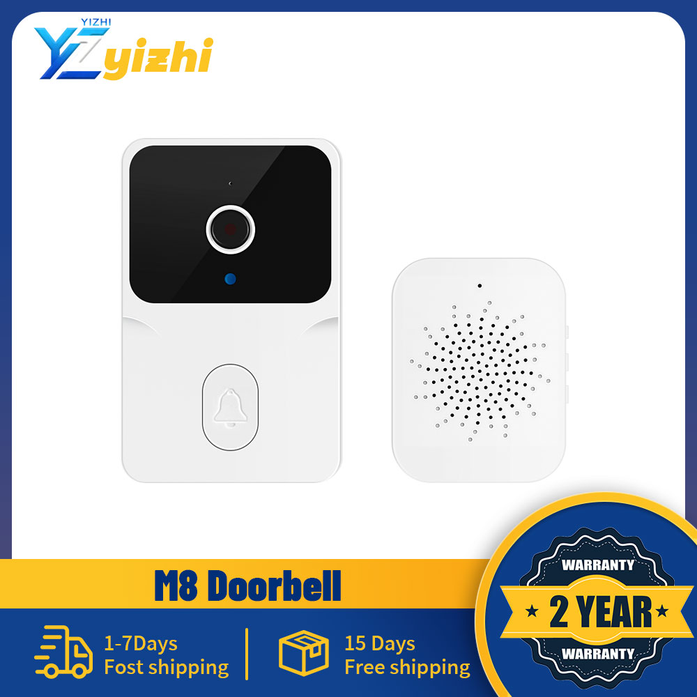 Home Security No Wifi Needed - M8 Wireless Smart Video Doorbell 2.4G