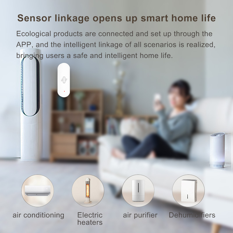 Tuya WiFi Vibration Sensor, Se - Home Security Alexa ulasan dan harga