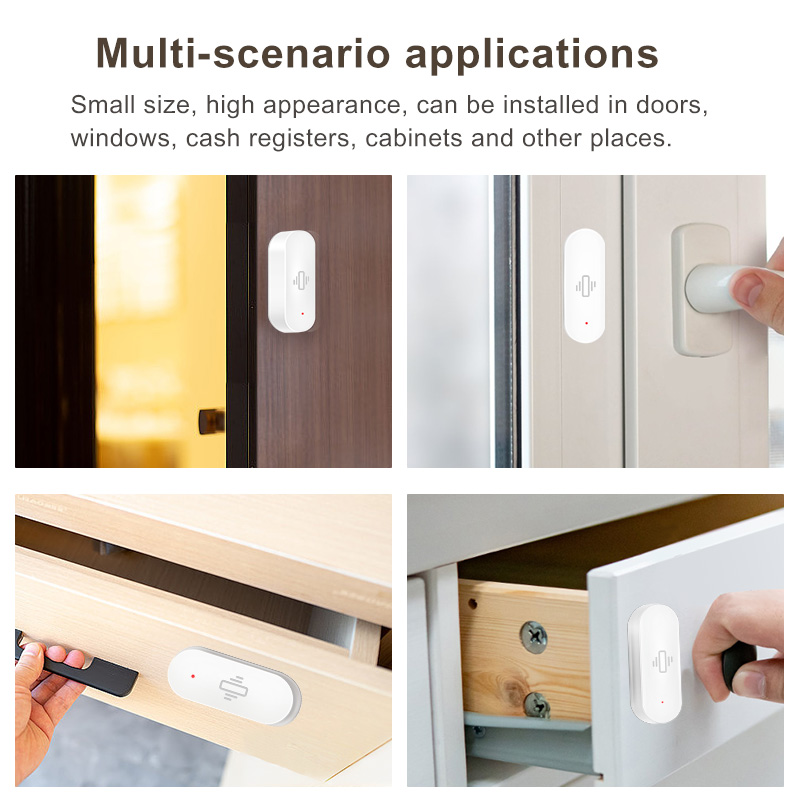Tuya WiFi Vibration Sensor, Se - Home Security Alexa ulasan dan harga