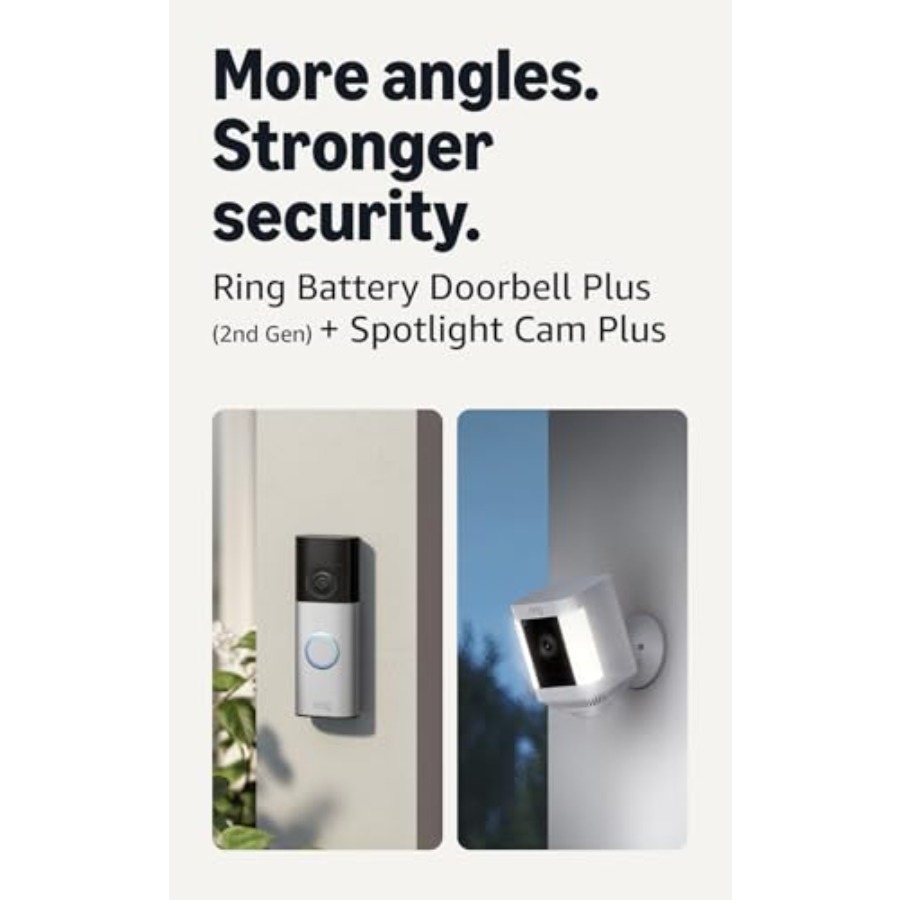 Ring Battery Doorbell Plus new - Home Security Ring ulasan dan harga
