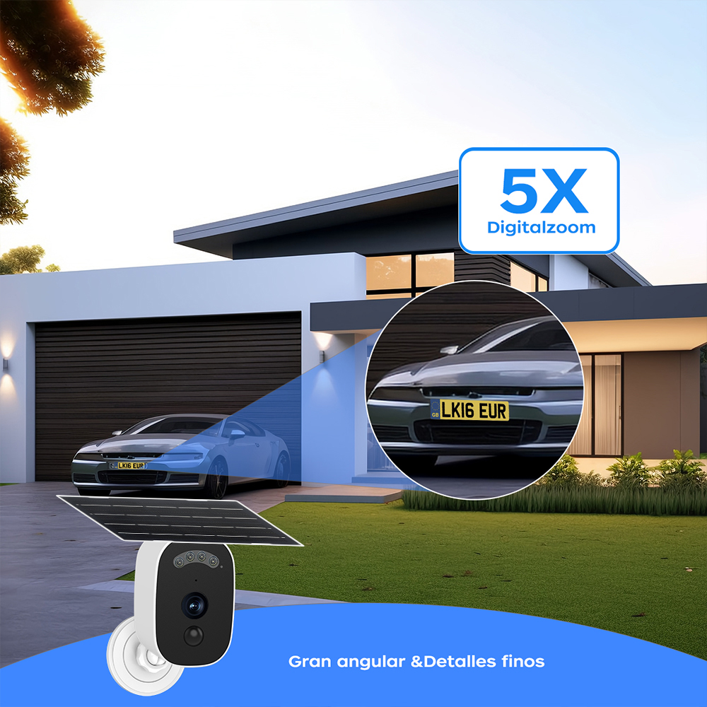 Jooan 3K HD Solar Security Cam - Home Security No Wifi Needed ulasan dan harga