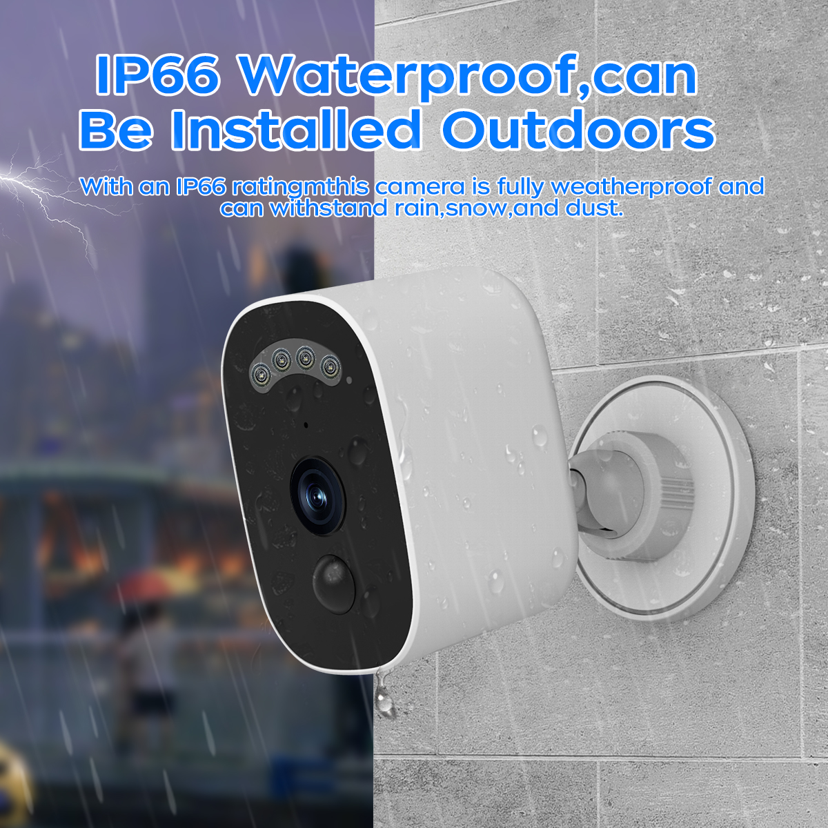 Jooan 3K HD Solar Security Cam - Home Security No Wifi Needed ulasan dan harga