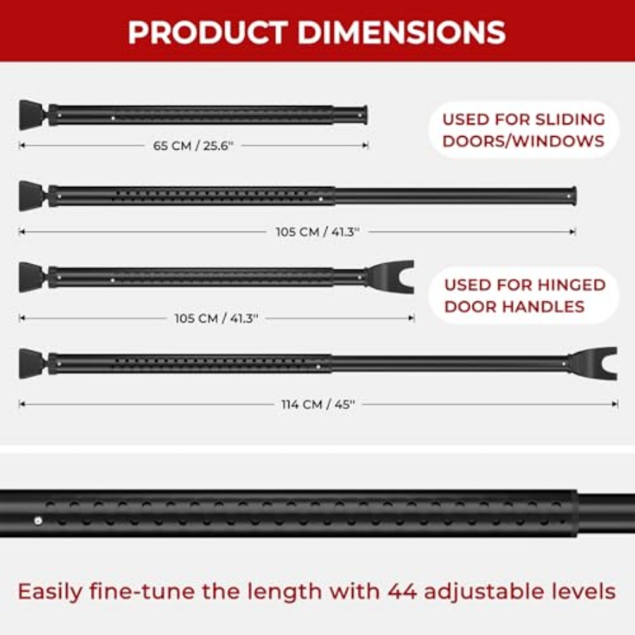 Heavy-Duty Sliding Glass Door  - Home Security Jammers ulasan dan harga