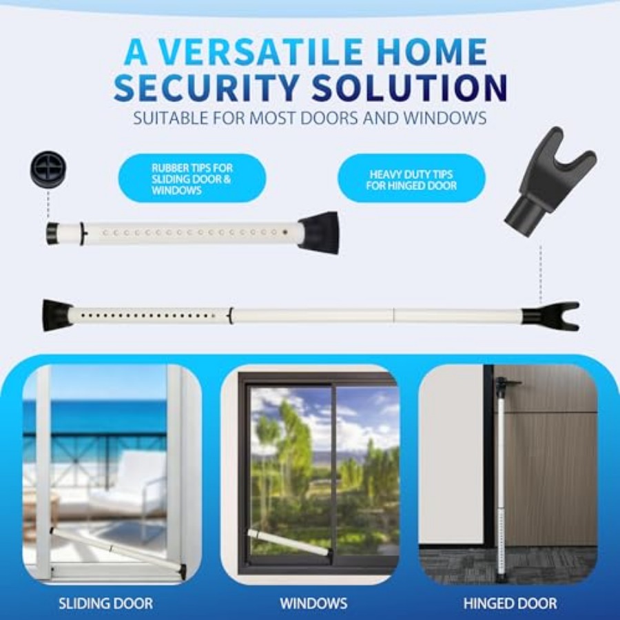 Upgraded Door Security Bar and - Home Security Jammers ulasan dan harga