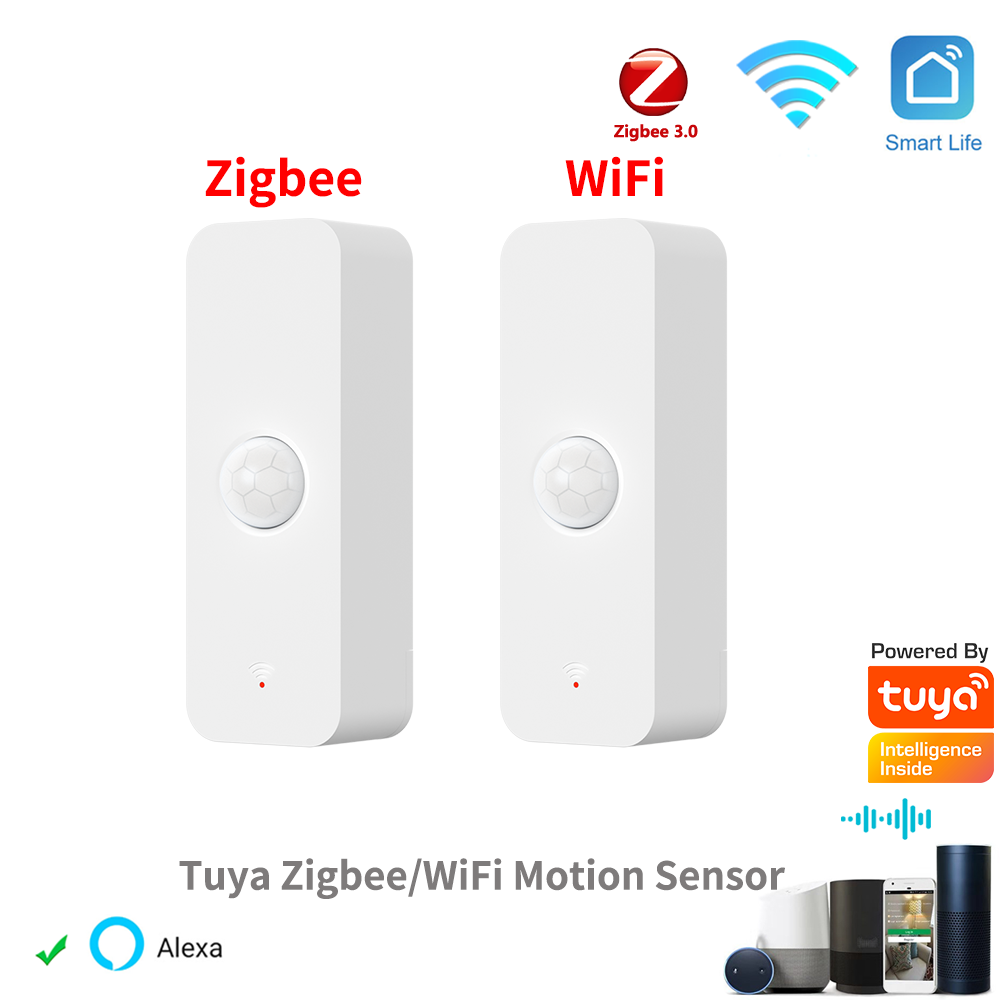 Tuya WiFi Zigbee PIR Motion Se - Home Security Alexa ulasan dan harga