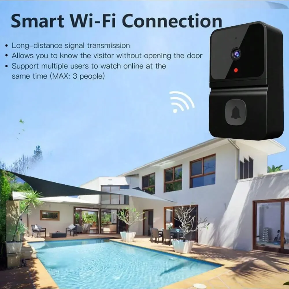 Wireless Doorbell WiFi Outdoor - Home Security No Wifi Needed ulasan dan harga