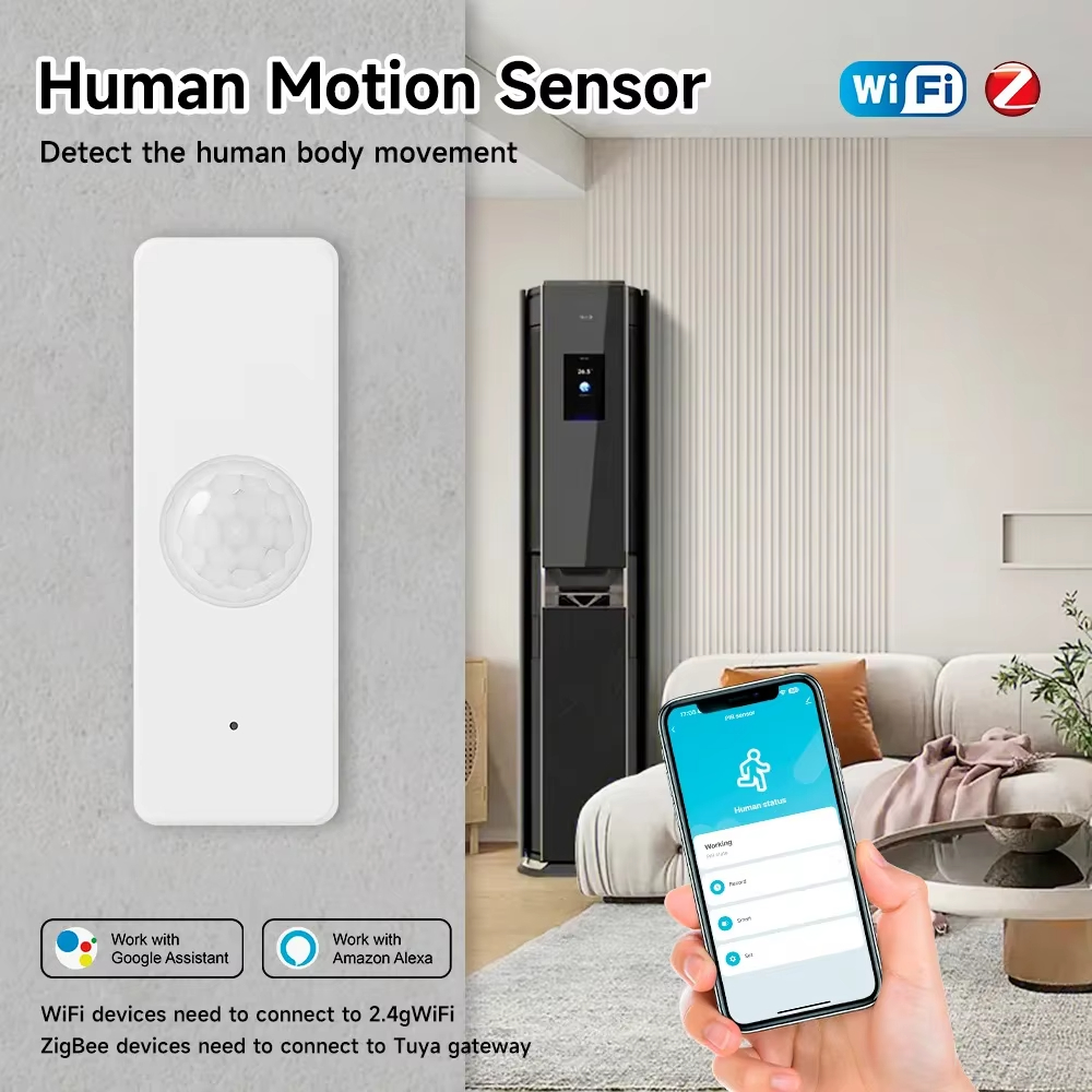 Tuya WiFi Zigbee PIR Motion Se - Home Security Alexa ulasan dan harga