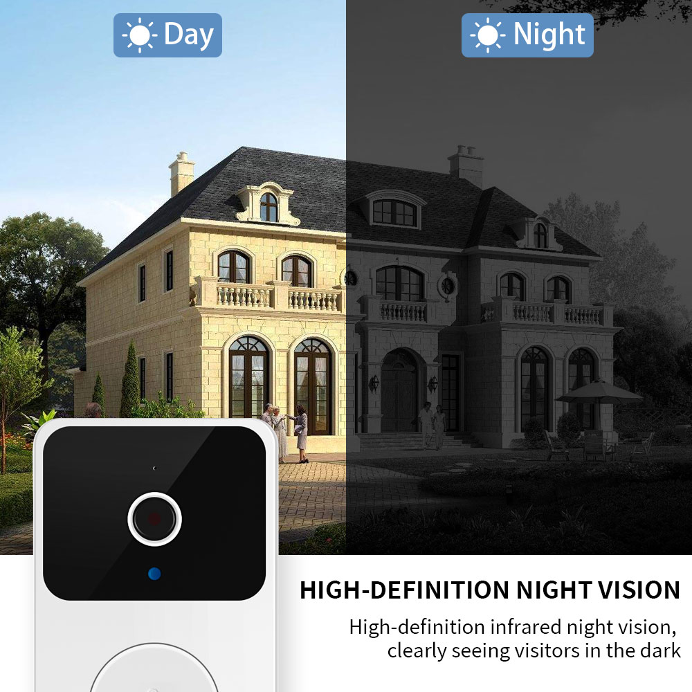 H5 Wireless Smart Video Doorbe - Home Security No Wifi Needed ulasan dan harga