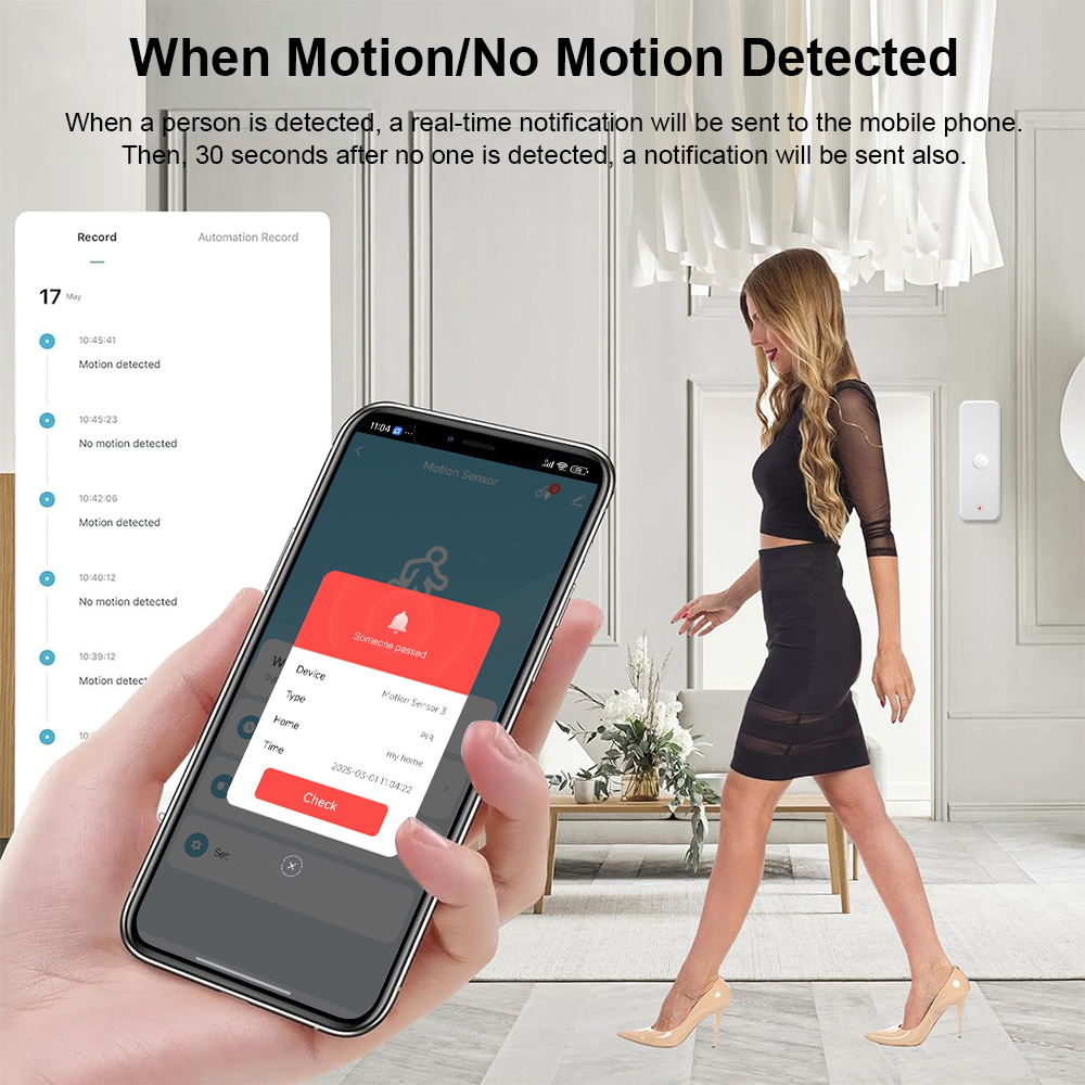 New Tuya WiFi PIR Motion Detec - Home Security Alexa ulasan dan harga