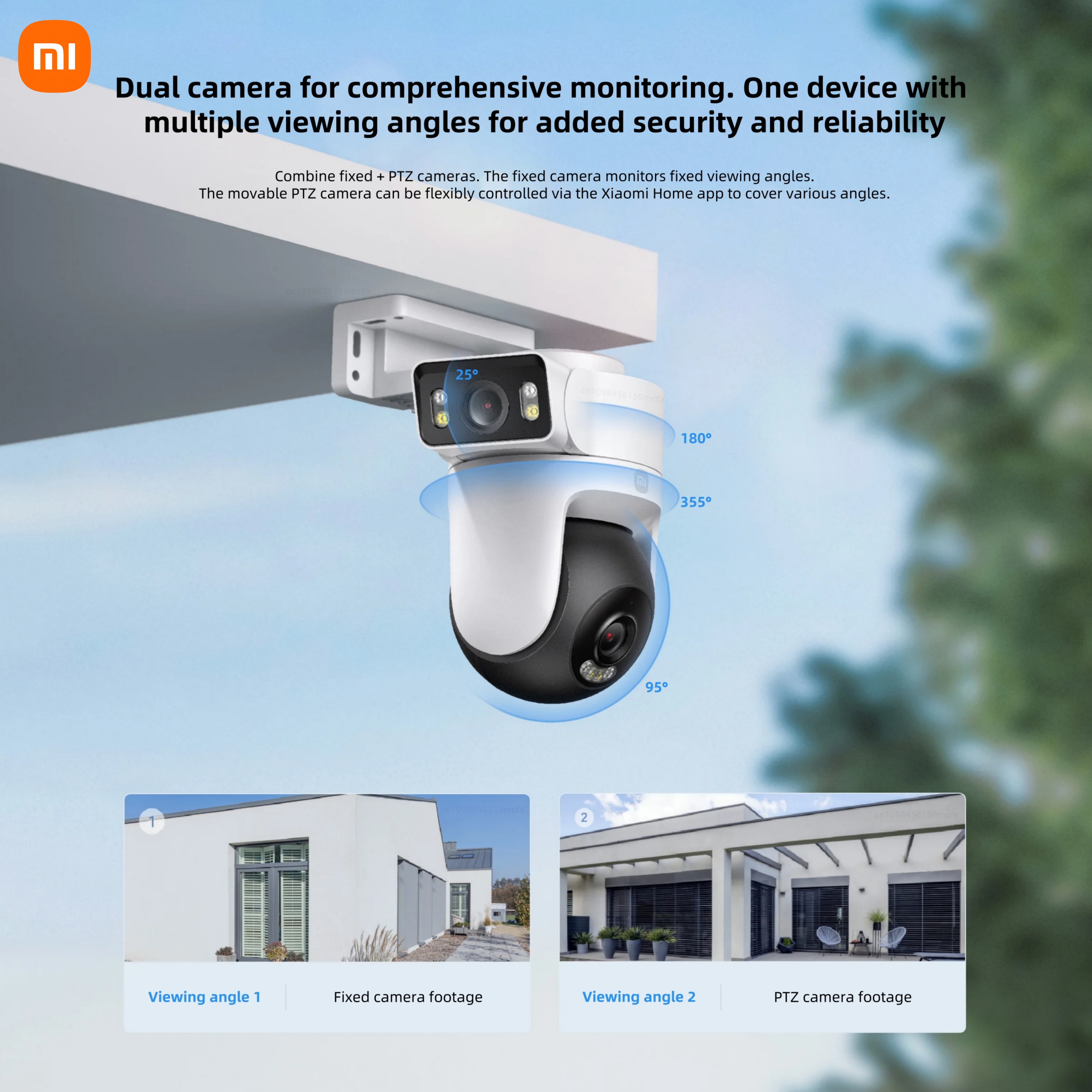 Xiaomi Outdoor CW500 Dual Came - Home Security No Wifi Needed ulasan dan harga