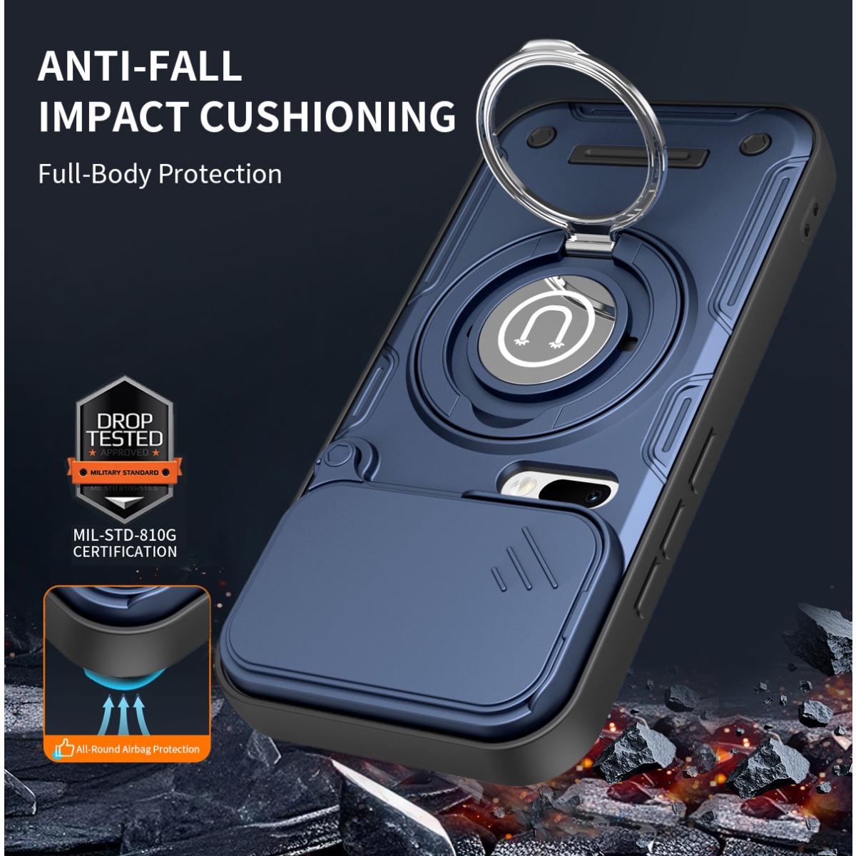 Shockproof 360° Rotatable Magn - Xiaomi Home Security 360 ulasan dan harga