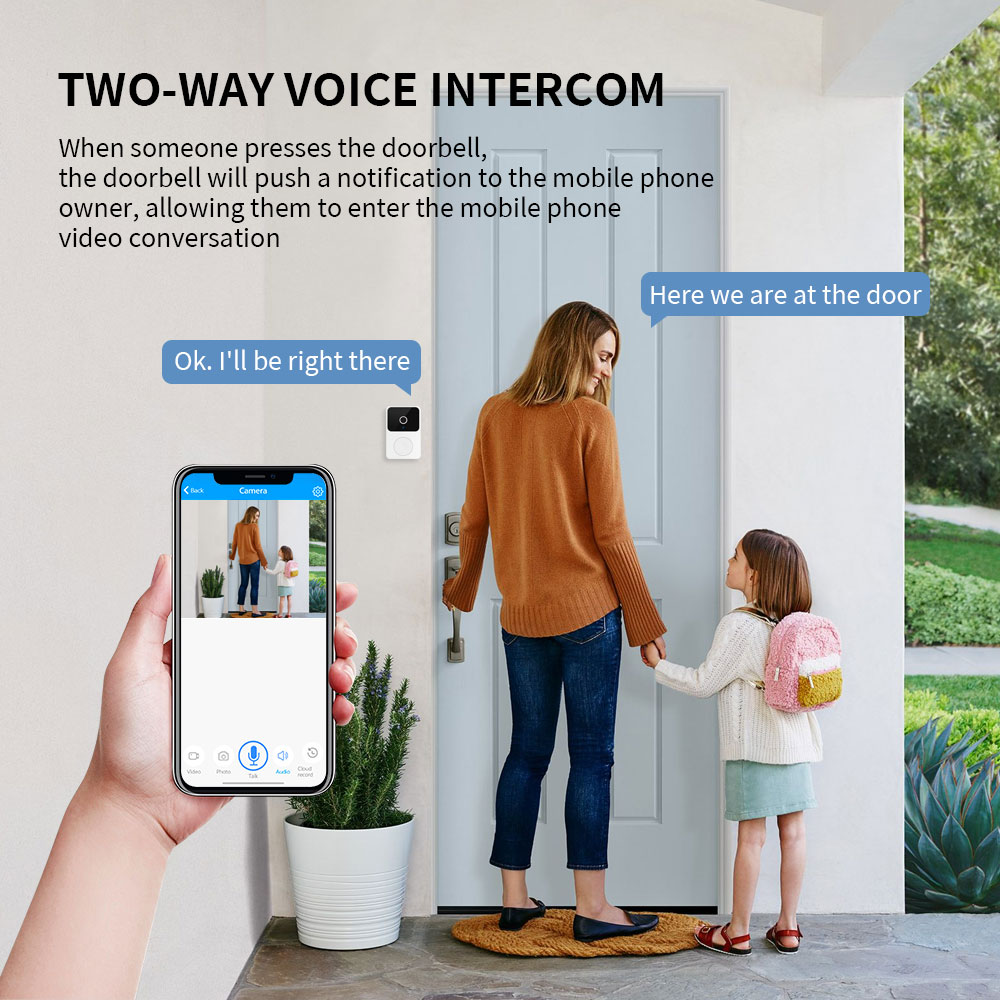 M8 Wireless Smart Video Doorbe - Home Security No Wifi Needed ulasan dan harga
