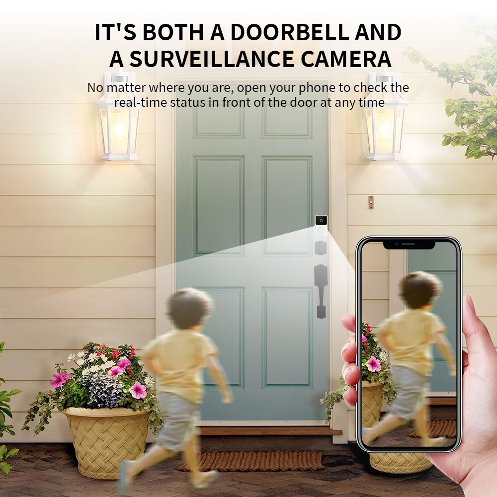M8 Wireless Smart Video Doorbe - Home Security No Wifi Needed ulasan dan harga