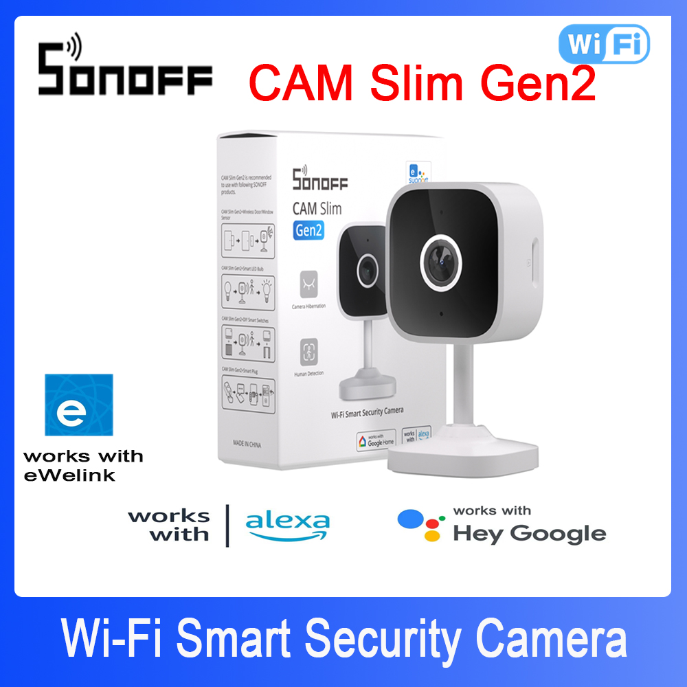SONOFF CAM Slim Gen2 WiFi Smar - Home Security No Wifi Needed ulasan dan harga