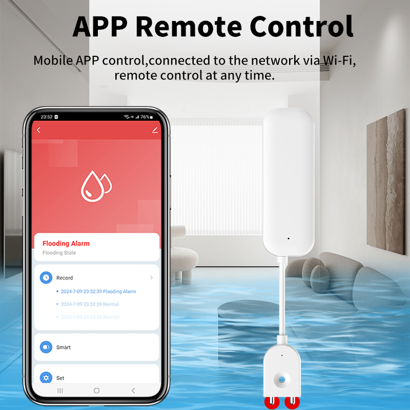 Tuya WiFi ZigBee Water Sensor  - Home Security Alexa ulasan dan harga