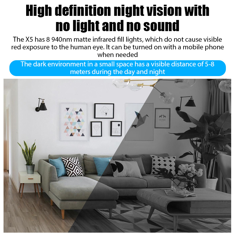 X5 Mini Camera HD 1080P Intell - Home Security No Wifi Needed ulasan dan harga