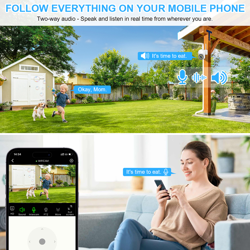 Smar 3MP Wireless CCTV Securit - Home Security No Wifi Needed ulasan dan harga