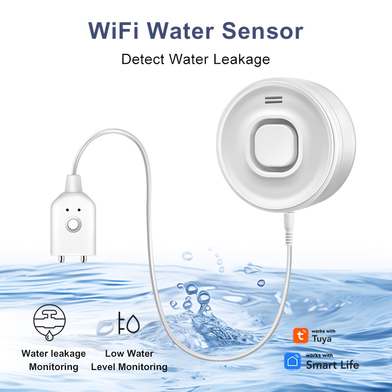 YNF Smart WiFi Water Leak Dete - Home Security Alexa ulasan dan harga