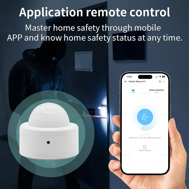Zigbee Mini PIR Motion Sensor  - Home Security Alexa ulasan dan harga