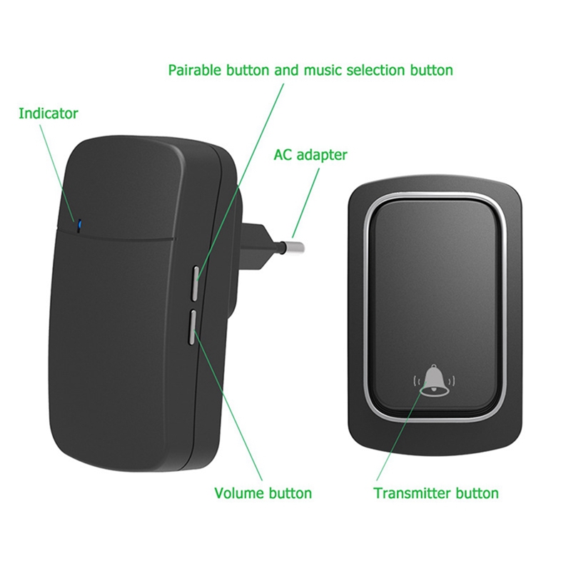 N75R-Self Powered Wireless Doo - Home Security Ring ulasan dan harga